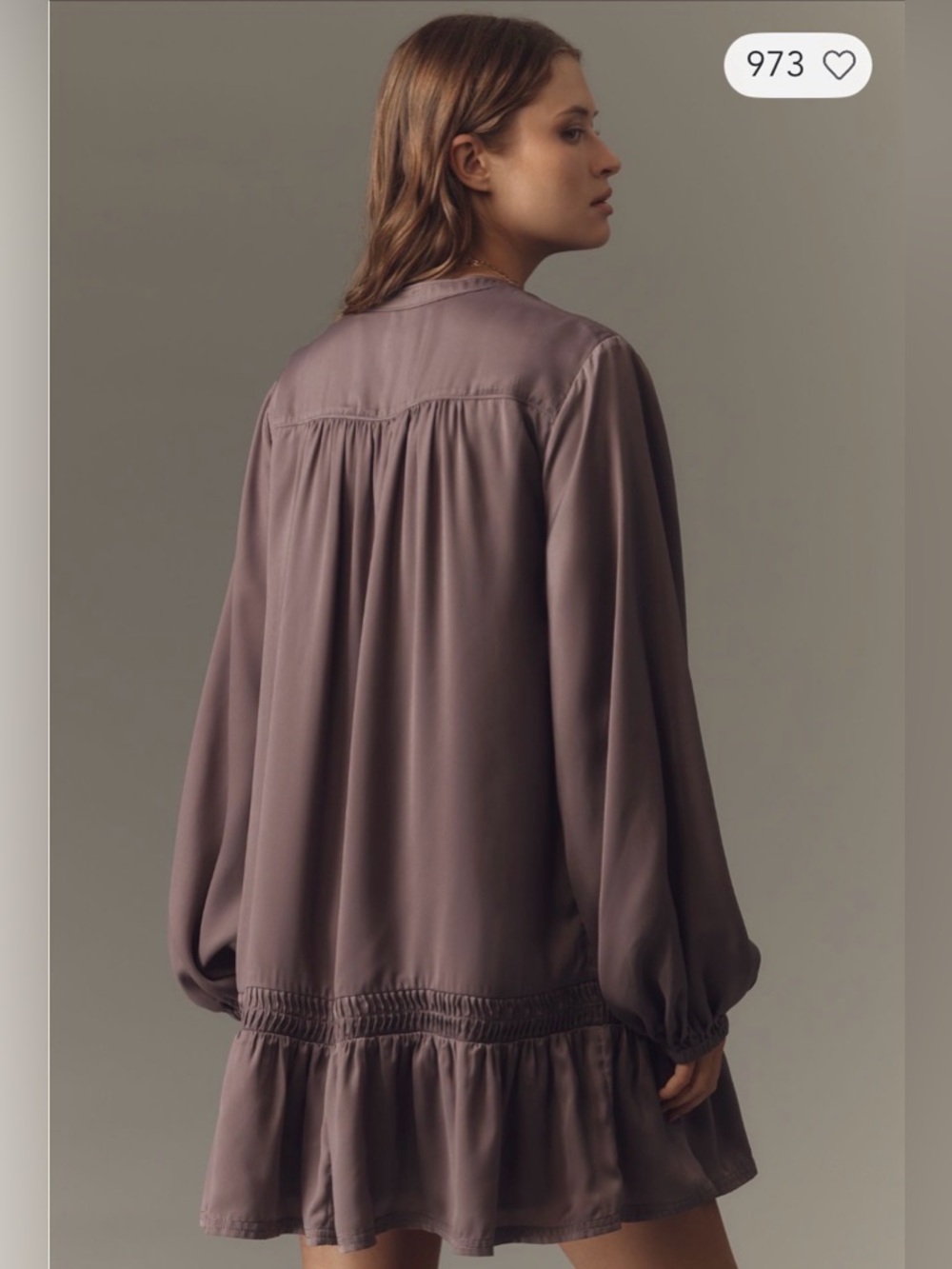 Pilcro Long-Sleeve V-neck Mini Shirt Dress - Picture 5 of 10